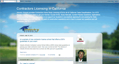 Desktop Screenshot of contractorslicensingincalifornia.blogspot.com