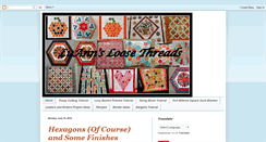 Desktop Screenshot of luannsloosethreads.blogspot.com