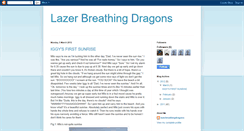 Desktop Screenshot of lazerbreathingdragons.blogspot.com