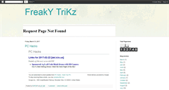 Desktop Screenshot of freaky-trikz.blogspot.com