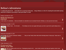 Tablet Screenshot of belinadventures.blogspot.com