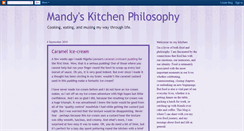 Desktop Screenshot of mandyskitchenphilosophy.blogspot.com