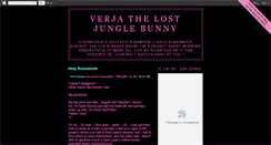 Desktop Screenshot of pinkandblackjunglebunny.blogspot.com