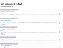 Tablet Screenshot of clutterfreehomes.blogspot.com