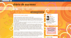 Desktop Screenshot of diariodesucesso.blogspot.com