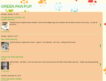 Tablet Screenshot of greenpawpup.blogspot.com