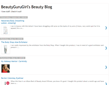 Tablet Screenshot of beautygurugirl.blogspot.com