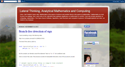 Desktop Screenshot of math-puzzles-computing.blogspot.com