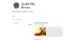 Desktop Screenshot of insidemybrainz.blogspot.com