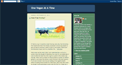 Desktop Screenshot of oneveganatatime.blogspot.com