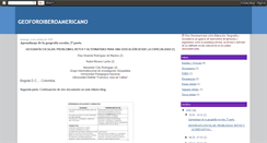 Desktop Screenshot of geoforoiberoamericano.blogspot.com