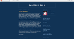 Desktop Screenshot of cameronbonner.blogspot.com
