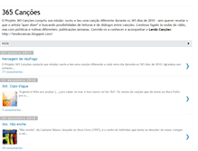 Tablet Screenshot of 365cancoes.blogspot.com