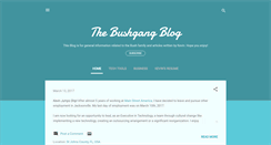 Desktop Screenshot of bushgang.blogspot.com