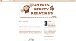 Desktop Screenshot of kimmieskraftykreations.blogspot.com
