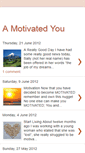 Mobile Screenshot of amotivatedyou.blogspot.com
