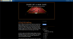 Desktop Screenshot of diaryofamancave.blogspot.com