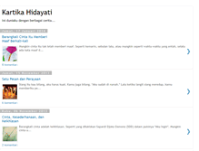 Tablet Screenshot of kartikahidayati.blogspot.com