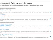Tablet Screenshot of ameriplaninformation.blogspot.com