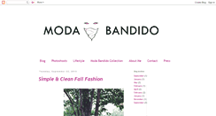 Desktop Screenshot of modabandido.blogspot.com