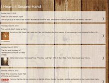 Tablet Screenshot of ihearditsecondhand.blogspot.com