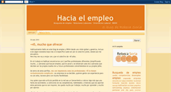 Desktop Screenshot of haciaelempleo.blogspot.com