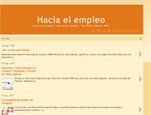 Tablet Screenshot of haciaelempleo.blogspot.com