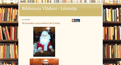 Desktop Screenshot of biblioteca-vladeni.blogspot.com