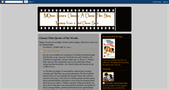Desktop Screenshot of motionpictureclassics.blogspot.com