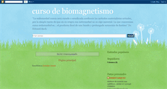 Desktop Screenshot of cursodebiomagnetismo.blogspot.com