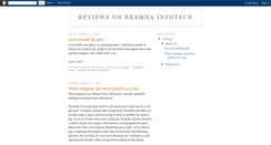Desktop Screenshot of bramhainfotech.blogspot.com