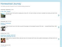 Tablet Screenshot of homeschool-journey-blog.blogspot.com