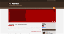 Desktop Screenshot of milacordes.blogspot.com