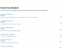 Tablet Screenshot of exploring-bangkok.blogspot.com