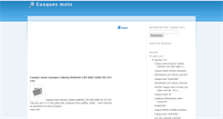 Desktop Screenshot of casquesmoto.blogspot.com