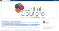 Desktop Screenshot of centralsolutionsinc.blogspot.com