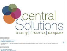 Tablet Screenshot of centralsolutionsinc.blogspot.com