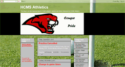 Desktop Screenshot of hcmsathletics.blogspot.com