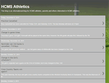 Tablet Screenshot of hcmsathletics.blogspot.com