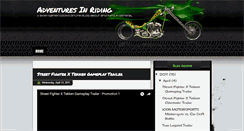 Desktop Screenshot of adventuresinriding.blogspot.com