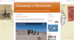 Desktop Screenshot of gassawaysadventures.blogspot.com