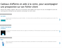 Tablet Screenshot of cadeauxdaffaires.blogspot.com