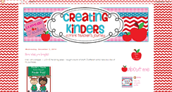 Desktop Screenshot of creatingkinders.blogspot.com