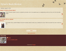 Tablet Screenshot of dylansbookreview.blogspot.com
