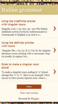 Mobile Screenshot of italiangrammar-4uiteach.blogspot.com