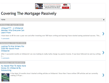 Tablet Screenshot of coveringthemortgage.blogspot.com