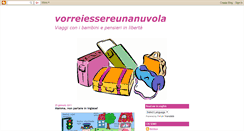 Desktop Screenshot of iovorreiessereunanuvola.blogspot.com