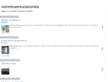 Tablet Screenshot of iovorreiessereunanuvola.blogspot.com
