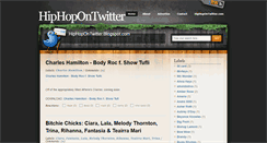 Desktop Screenshot of hiphopontwitter.blogspot.com