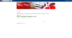 Desktop Screenshot of f1gridgirls.blogspot.com